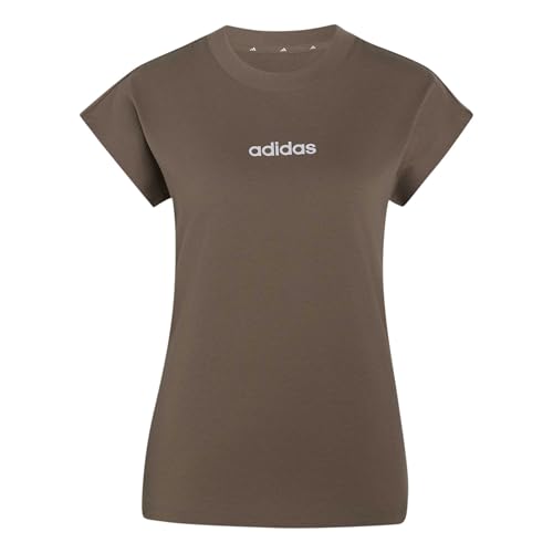 T-shirt Adidas femme kaki vêtement sport coton Essentials XS