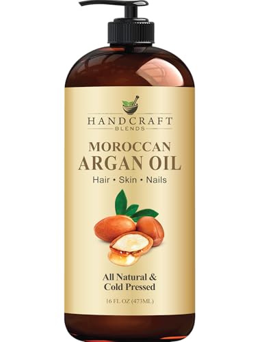 Handcraft Blends Moroccan Argan Oil - 16 Fl Oz - 100% Pure and Natural - Premium Grade Carrier Oil...