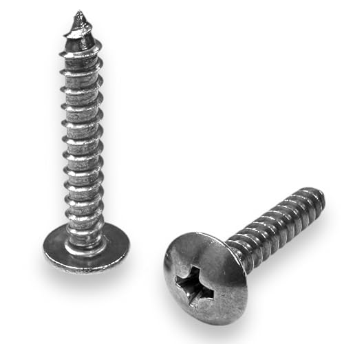 Vis à bois tête bombée cruciforme BCP96 en acier inoxydable 304 pour quincaillerie et menuiserie
