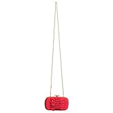 Red Valentino Women's Red Canvas Shoulder Bag Clutch