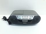 Sony CFD-S05 CD Radio Cassette Recorder with Auxiliary Cord (6 feet)