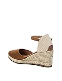 Suela antideslizante Refresh 79141, Sandalias con cuña Mujer, Camel, 40 EU