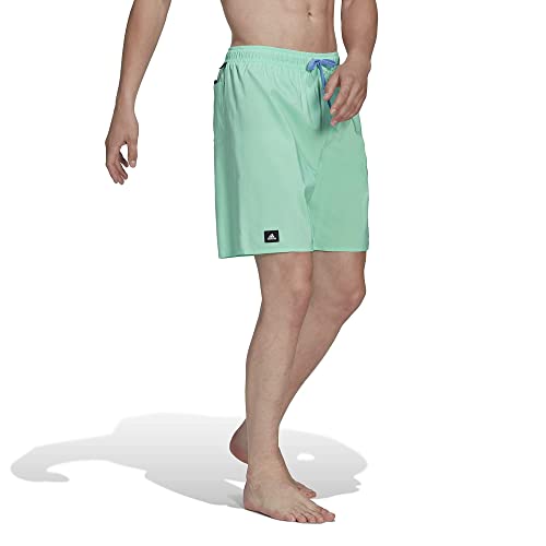 adidas Seasonal Floral Classics Logo 19" Swim Shorts Pulse Mint/Semi Lucid Blue XL2