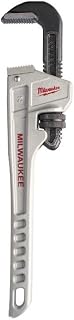 Milwaukee 48-22-7214 14-Inch Aluminum Pipe Wrench - Overbite Jaw, Hardened Grip for Secure Professional Use