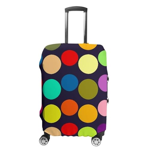 Beautiful Polka Dot Printed Luggage Cover Protector, Fits 18-32 Inch Luggage