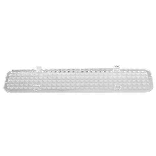 SPARES2GO Placa difusora de cubierta de luz para frigorífico Hisense FSN535 RB327 RS694N (19 cm x 4 cm)