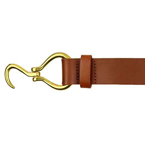 COUNTRY CLUB PREP Hoof Pick Leather Belt in Light Brown2