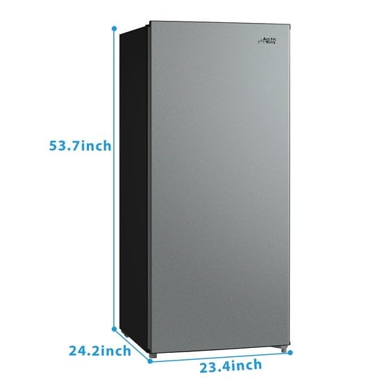 Modern 7 Cu. Ft. Garage Ready Convertible Upright Freezer/Refrigerator
