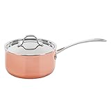 CONCORD Triply Natural Copper Cookware (1.5 QT Saucepan)