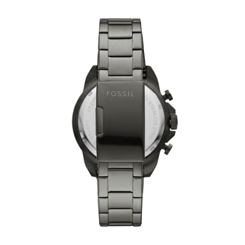 Image of Fossil Bronson Analog Black Dial Men's Watch-FS5852