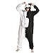 Produktbild Schlafanzug Schwarzer weißer Bär Kigurumis Tier Onesie Danganronpa Monokuma Pyjama Frauen Erwachsene Anime Overalls Overall Polar Fleece Nachtwäsche-Monokuma_S.
