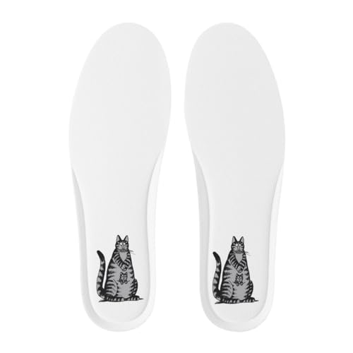 クリバンキャット 悪い猫 漫画 インソール 靴 クッション 中敷き 低反発 軽量 通気性 汗を吸収する 柔らかい 快適 大きいサイズ 摩擦防止 洗える スポーツシューズ バスケットボールシューズ サッカーシューズ用 普段は 四季を通じて 男女兼用
