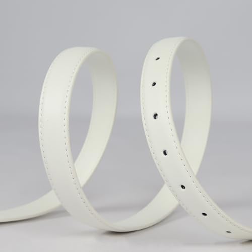 Image of Women's Fashion Classic Metal Buckle Leather Belt with Jeans Dress