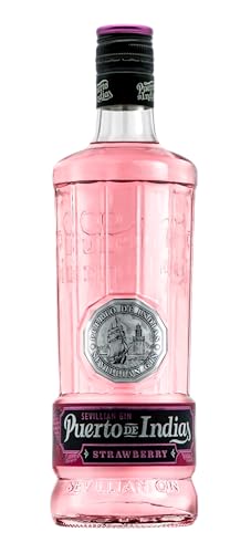 Puerto de Indias Sevillian Premium Strawberry Gin – aromatischer Erdbeer-Gin aus Spanien mit 37,5{ecd214a14c7c4cdc0e70dbd1dae9fabe5d4b8e5e464e14d25c7d3501eeab5a92} vol, ideal für Pink Gin Tonic und Cocktails mit frischen Beeren, 0,7 l Flasche Puerto de Indias Sevillian Premium Strawberry Gin – aromatischer Erdbeer-Gin aus Spanien mit 37,5{ecd214a14c7c4cdc0e70dbd1dae9fabe5d4b8e5e464e14d25c7d3501eeab5a92} vol, ideal für Pink Gin Tonic und Cocktails mit frischen Beeren, 0,7 l Flasche