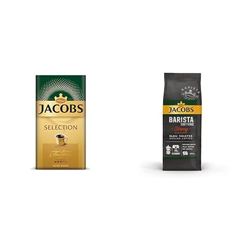 Jacobs Selection Filtre Kahve 250 Gr ve Jacobs Barista Strong Öğütülmüş Kahve 225 gram