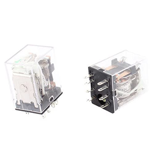 Relais de puissance DC 12V HH52PL pour domotique et rénovation de tableaux, pack de 20