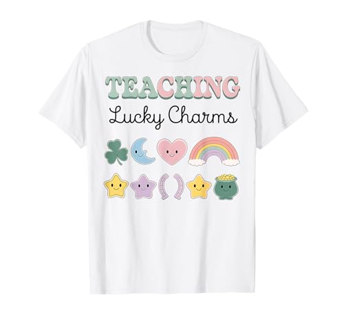 Teaching Lucky Charms - Maglietta regalo per insegnante di San Patrizio Maglietta