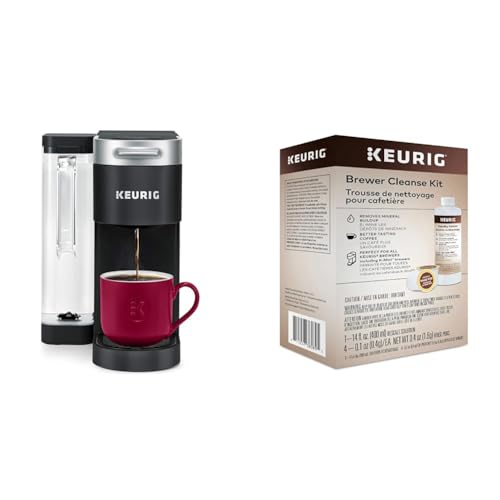 Image of Keurig K-Supreme Single Serve K-Cup Pod Coffee Maker & Brewer Cleanse Kit For Maintenance Includes Descaling Solution & Rinse Pods