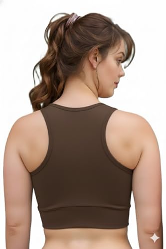 Image of Sports Bra for Women | Non-Padded High Support Gym, Yoga & Running Bra | Seamless Sweat-Wicking Polyester Workout Bra