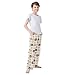 Yuiboo Soft & Cute Loungewear Watercolor Animal Faces Pajama Pants Houses with Pockets 9-10Y