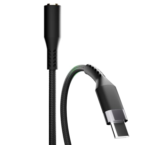 Image of Basesailor Type-C to 3.5mm Audio Jack Adapter with DAC for iPhone 15, Samsung S Series, OnePlus, Google Pixel, Nothing & Other Type C Phones - Headphones Converter Compatible, 5-Year Warranty*