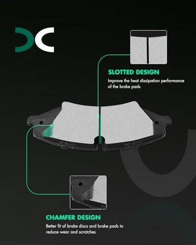 Image of SCITOO D1479 D1099 Semi-Metal Brake Pads Kits Front & Rear Replacement For Land Rover LR4 2010-2016,For Land Rover Range Rover Sport 2010-2013