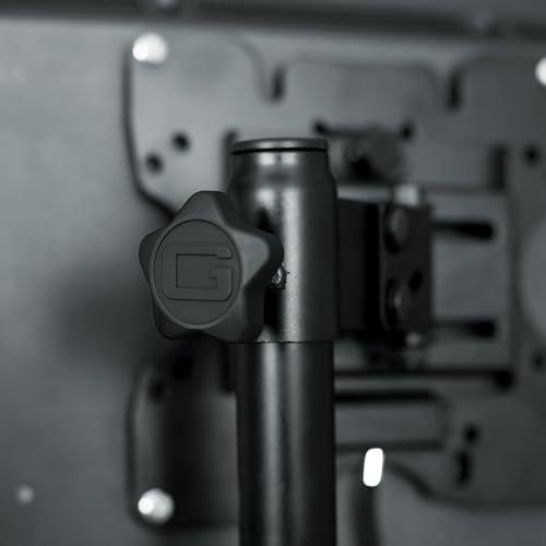 Gator Frameworks Deluxe Einstellbarer dreibeiniger LCD/LED-TV-Monitorständer mit Hubkolben; passend für Bildschirme bis 48 (GFW-AV-LCD-2)