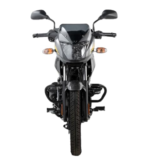 Image of Bajaj Pulsar 125 Neon Disc Motorcycle /Motorbike - Pewter Grey With Yellow Decals - Ex-Showroom