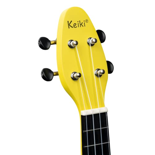 Ortega-Guitars-4-String-Keiki-K2-Series-Soprano-Ukulele-Pack-Includes-Tuner-Picks-Strap-Tote-Bag-Right-handed-Lemon-Grass-LGR