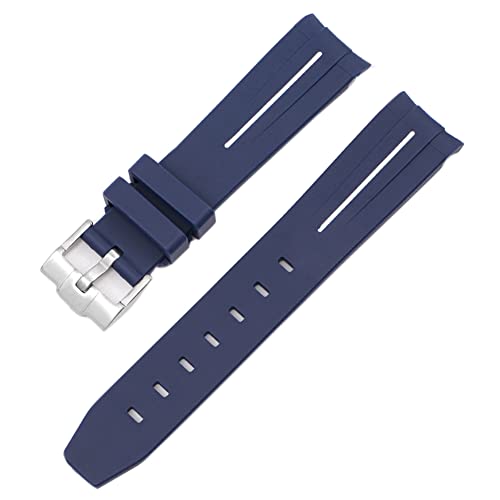 Bracelet silicone 20mm curved end pour éliminer l'espace vide du boîtier