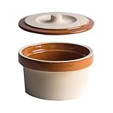 Bol à ragoût en céramique avec couvercle – matériau de qualité et fabrication soignée, pour une utilisation optimale