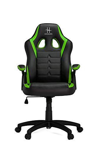 HHGears SM-115 Black & Green ゲーミングチェア SM115_BG FT0083