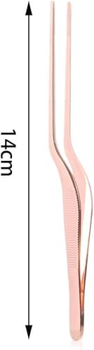 Miniatura 3 de 4 pinzas para alimentos de 5.5 pulgadas, clip de barbacoa, herramienta de cocina para cocinar, servir, presentación, chef, acero inoxidable