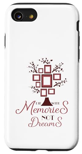 Die With Memories Not Dreams t@~[c[ tHgt[ ʔ X}zP[X iPhone SE (2020) / 7 / 8 p