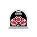 Team Golf NCAA Wisconsin Badgers Golf Chip Ball Markers (3 Count), Poker Chip Size with Pop Out Smaller Double-Sided Enamel Markers