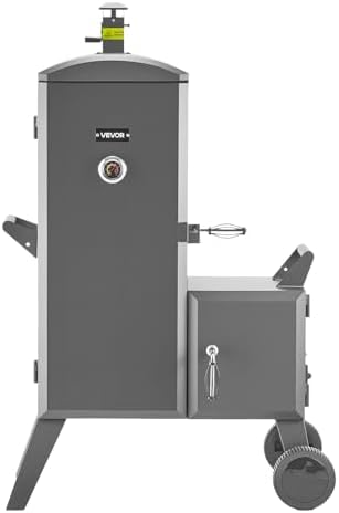 VEVOR Charcoal Offset Smoker, Heavy-Duty Steel BBQ Offset Smoker ...