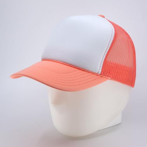 Image of The Vintage Year High Crown Foam Mesh Camouflage Trucker Hat Baseball Cap