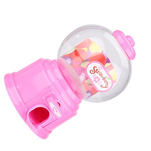Gumball Machine for Kids, Vending Machine Candy Dispenser with Sweets Cute Sweets Candy Storage Dispenser for Kids Children (Rosy)