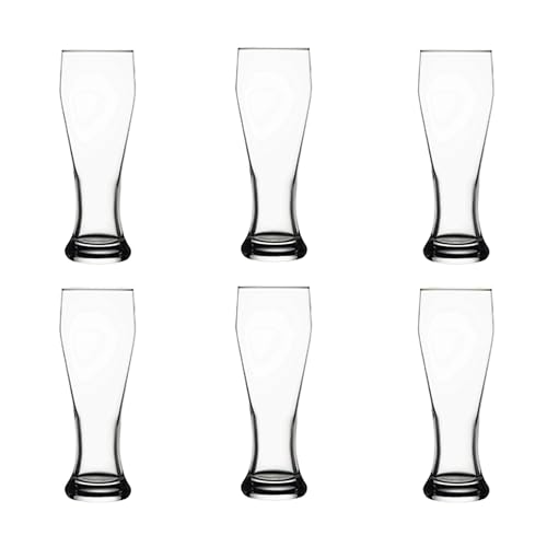 NOVASTYL - Set di 6 bicchieri da birra, 40 cl, in vetro, 1604193