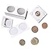 400PCS Cardboard Coin Holder Flips 2x2 Coin Flip Cardboard Coin Holder Flips Holder Mega Assortment 2 x 2 Inch for Coin Collection Supplies (8 Sizes)