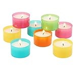 Stonebriar 96 Pack Multicolor Unscented 6 to 7 Hour Long Burning Tea Light Candles - Image 3