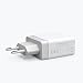 Anker 24W 2-Port USB Ladegerät mit PowerIQ Technologie für iPhone 16/15 Serie, iPad, Galaxy, Nexus, HTC, Motorola, LG und viele mehr (Weiß)