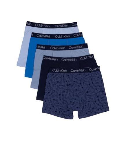 Image of Calvin Klein Kids Boys' Modern Cotton Boxer Brief Underwear 5-Pack