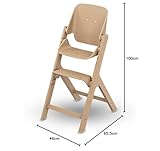 Maxi-Cosi Nesta Wooden High Chair, Baby Highchair, Multifunctional Baby Chair, Adjustable, Convertible Chair for Toddlers, Children & Adults, Up to 110 kg, Natural Wood - Image 12