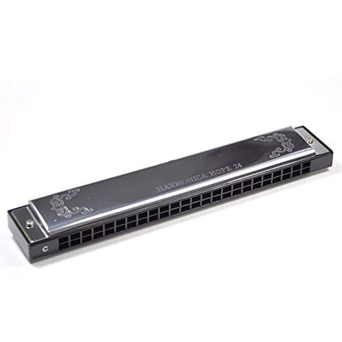 KIRANDIE 6624p Harmonica 24 Trous en Laiton roseaux Blues Harp Buck organe Key C ABS Peigner des Instruments de Musique… - Les Beatles, Paul McCartney, John Lennon, RIngo Starr, George Harrison KIRANDIE 6624p Harmonica 24 Trous en Laiton roseaux Blues Harp Buck organe Key C ABS Peigner des Instruments de Musique… – Image 5