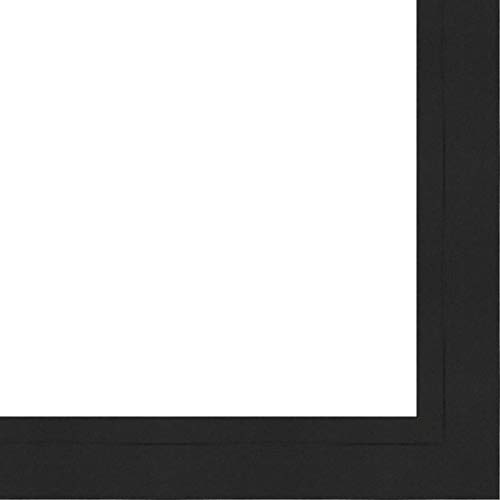 CountryArtHouse Picture Frame Moulding (Wood) 100ft bundle - Contemporary Black Finish - 1.25
