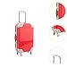 Amagogo Doll Suitcase Toy Fashion Doll Luggage Miniature Can Be Open Doll Travel Luggage DIY Dress Up Doll Toy for 18 Inch Doll Gifts, Red