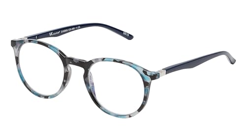 Image of SAV VK Couture Women's EVKB05 Blue Light Reading Glasses & Light Protection - Fashion Frame, Optical Spring Hinge Readers