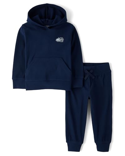 The Children's Place boys And Toddler Active Sweatshirt and Sweatpant, 2 Piece Outfit