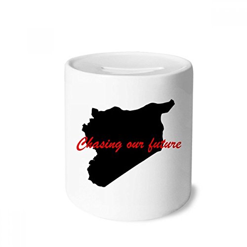 Tirelire en céramique Chasing nos Futures Affaires pour enfants et adultes multicolore 9 cm